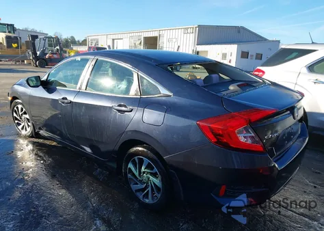 2016 Honda Civic Ex from USA, damaged, VIN 19XFC2F75GE068152